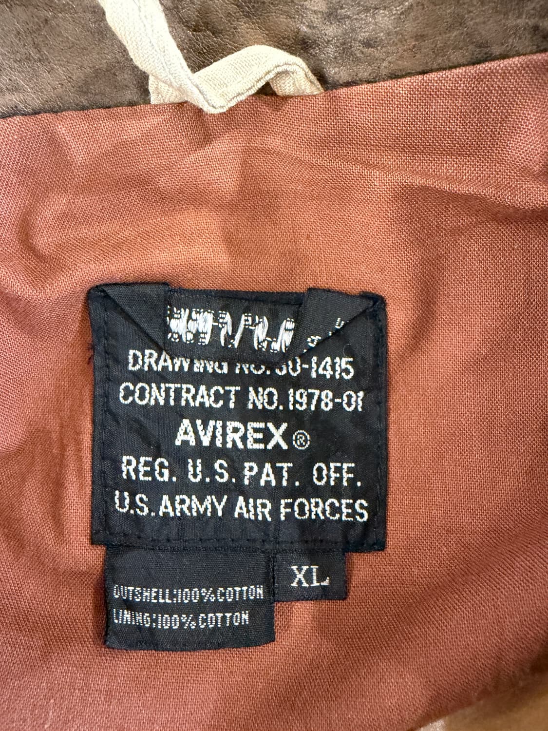 90's 아비렉스 Type-2 플라이트 자켓 상품이미지7