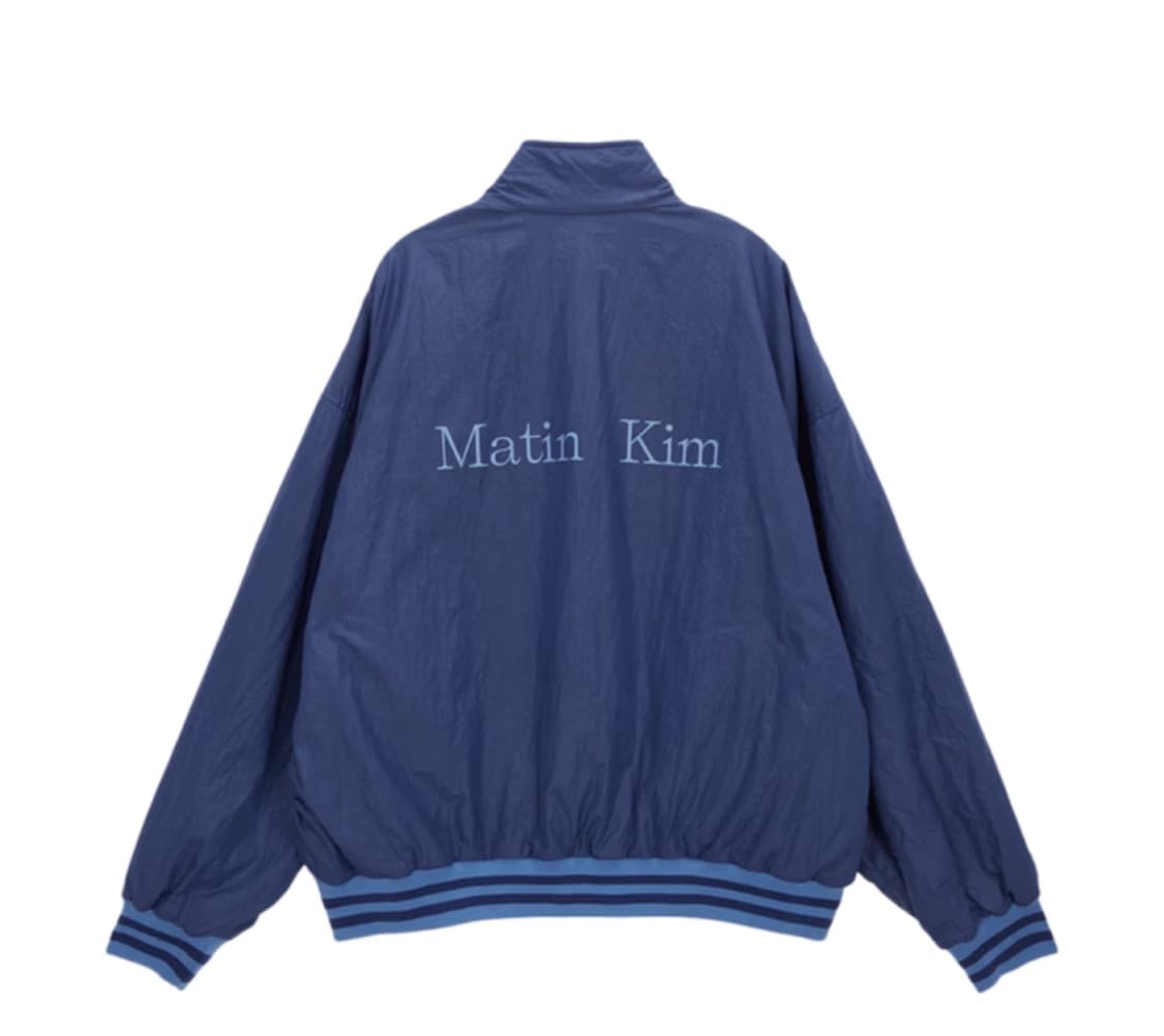 Matin kim 리버시블 코팅 트랙 점퍼 블루 상품이미지3
