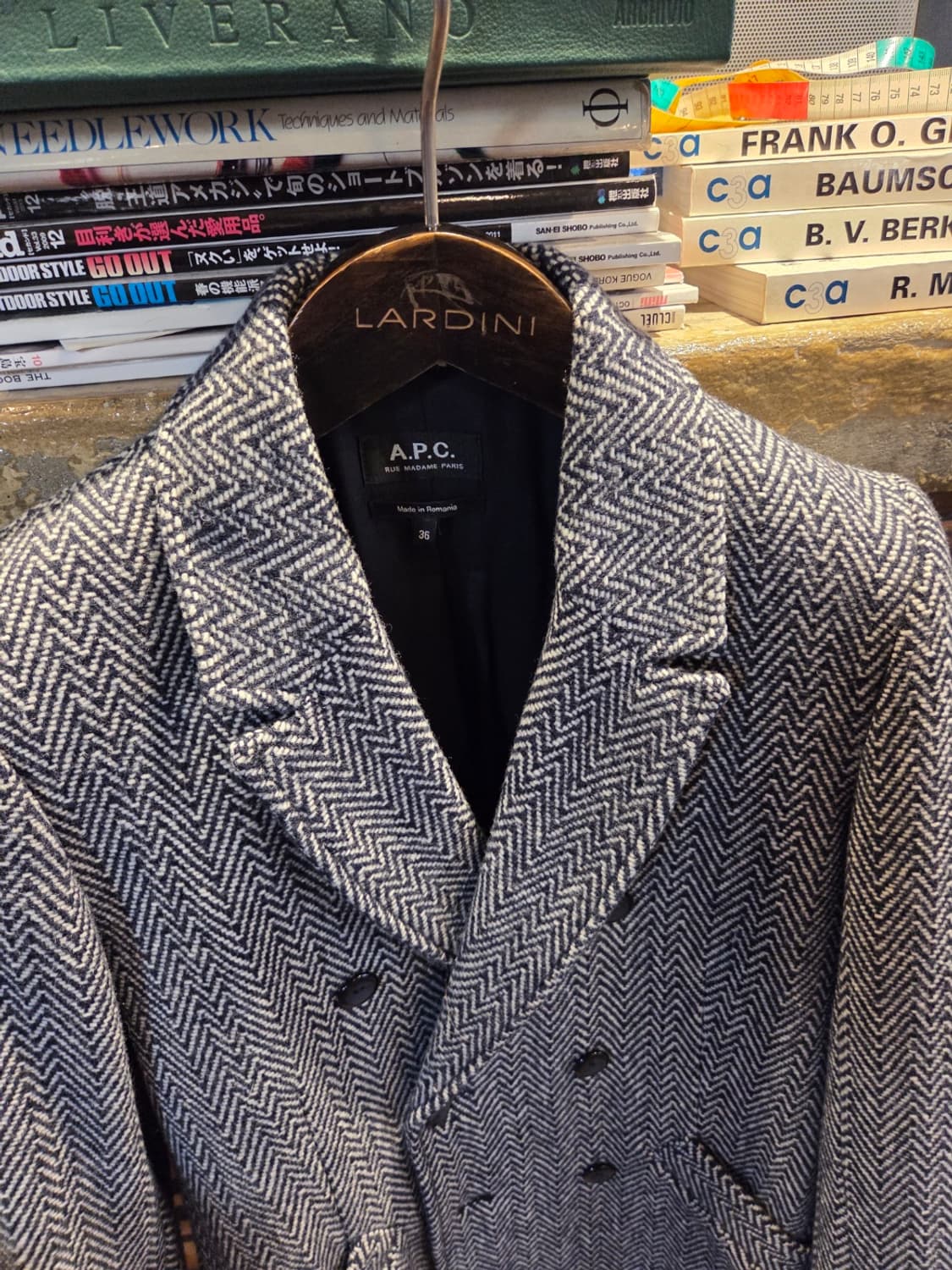 아페세 트위드코트 상품이미지5