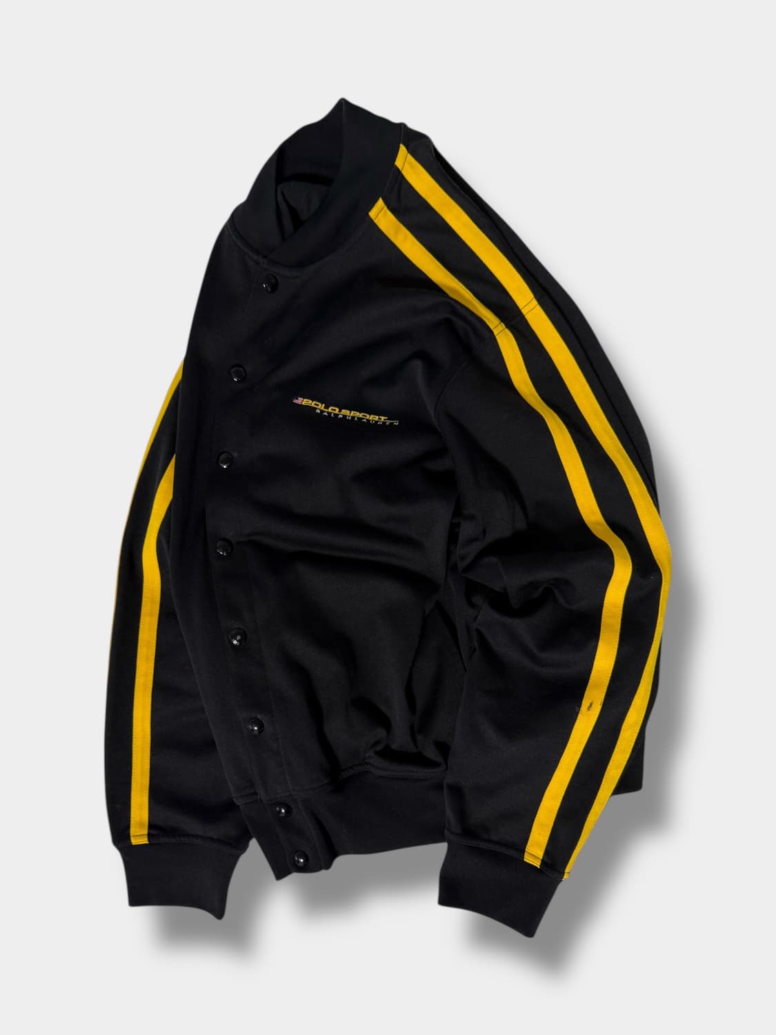 폴로스포츠 00‘s 루즈핏 자수 로고 트랙 버튼다운 바시티 자켓 상품이미지3