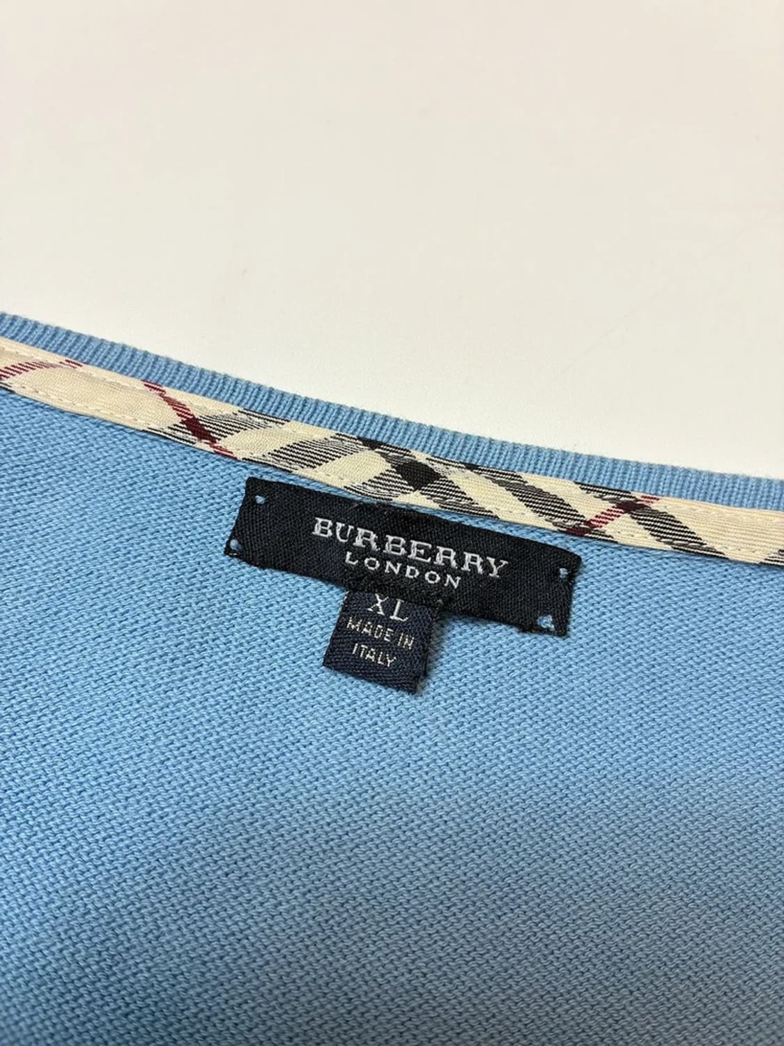 버버리 00's 코튼 브이넥 7부 니트 PN8373 상품이미지7