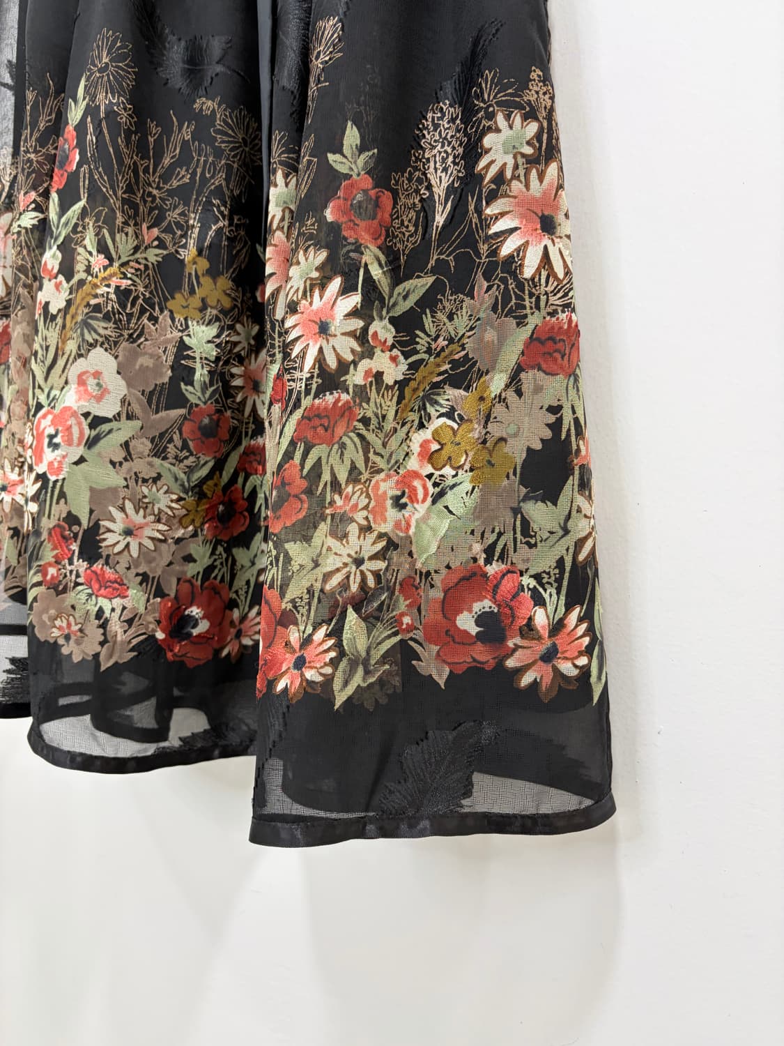 엑시즈팜 리본 꽃 스커트 치마 상품이미지2