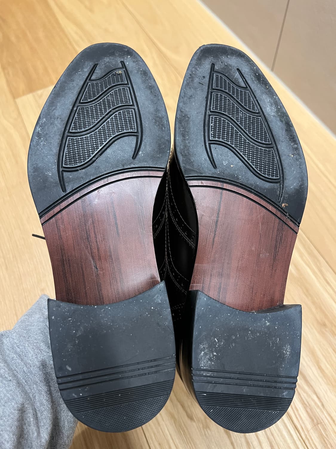 커스텀 윙팁 정장구두 255 키높이 5.5cm 상품이미지5