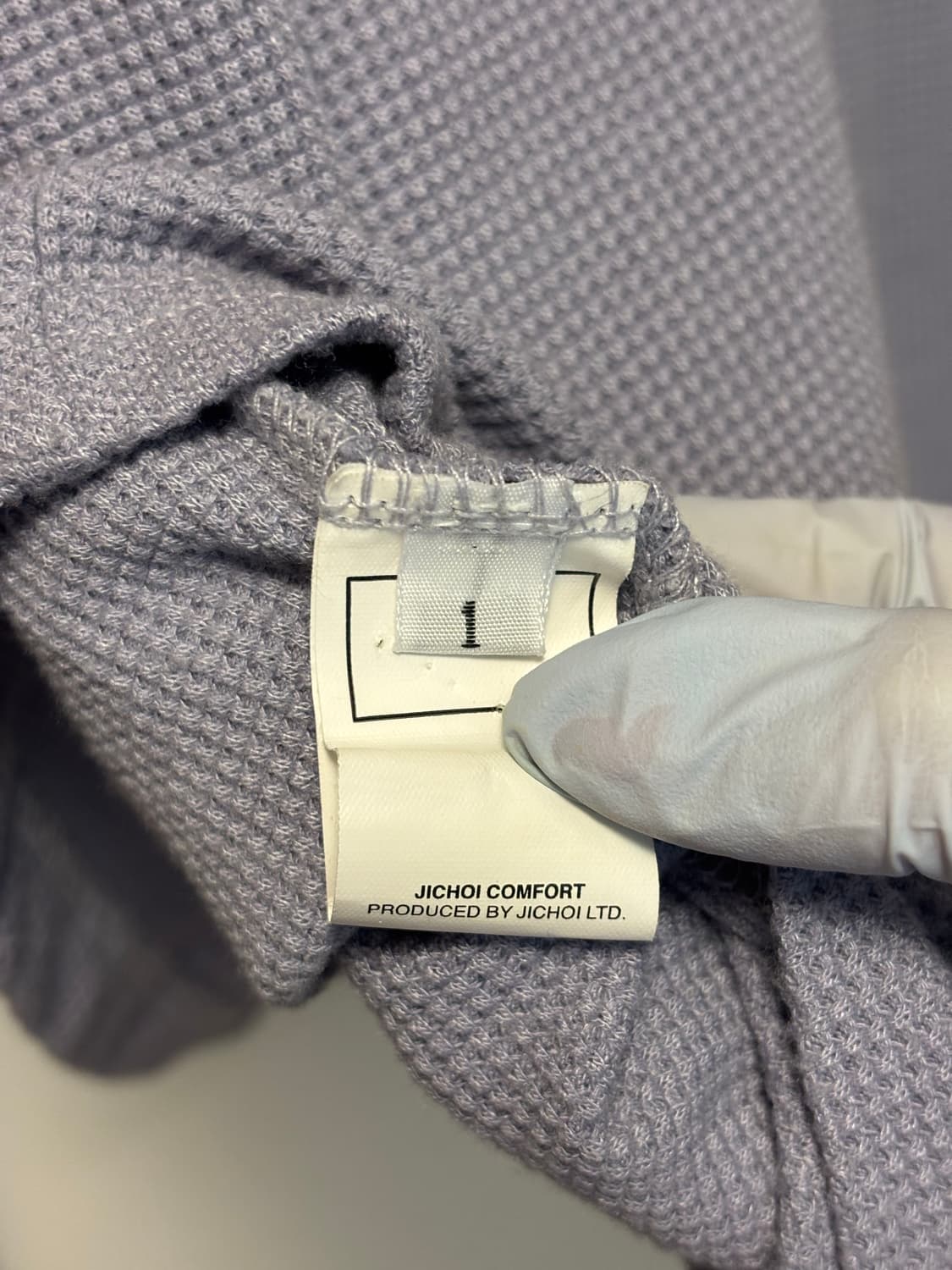 jichoiCOMFORT 23-006 WAFFLE HOODIE 지초이 상품이미지6