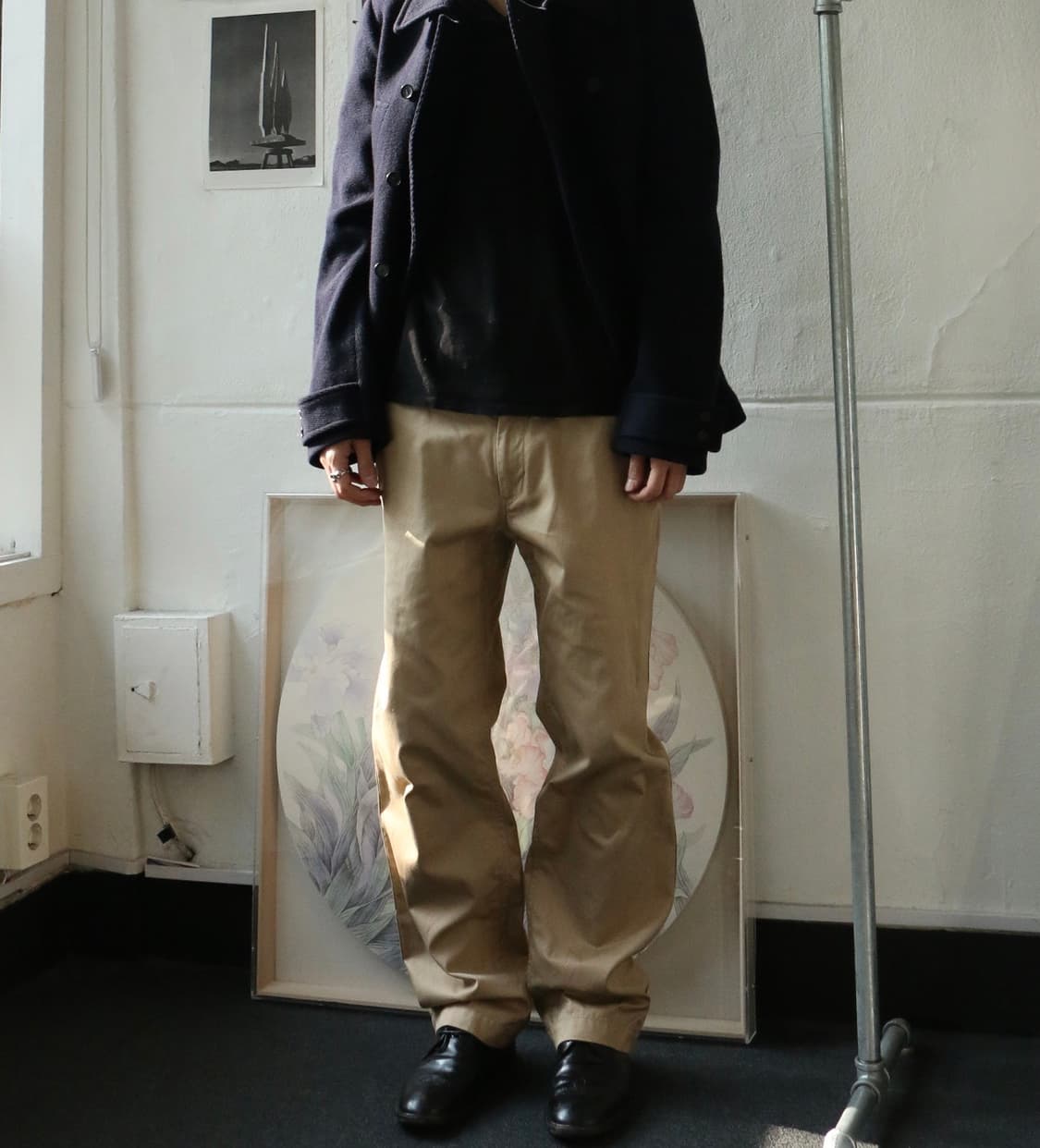 꼼데 가르송 옴므 베이지 트라우저  상품이미지1