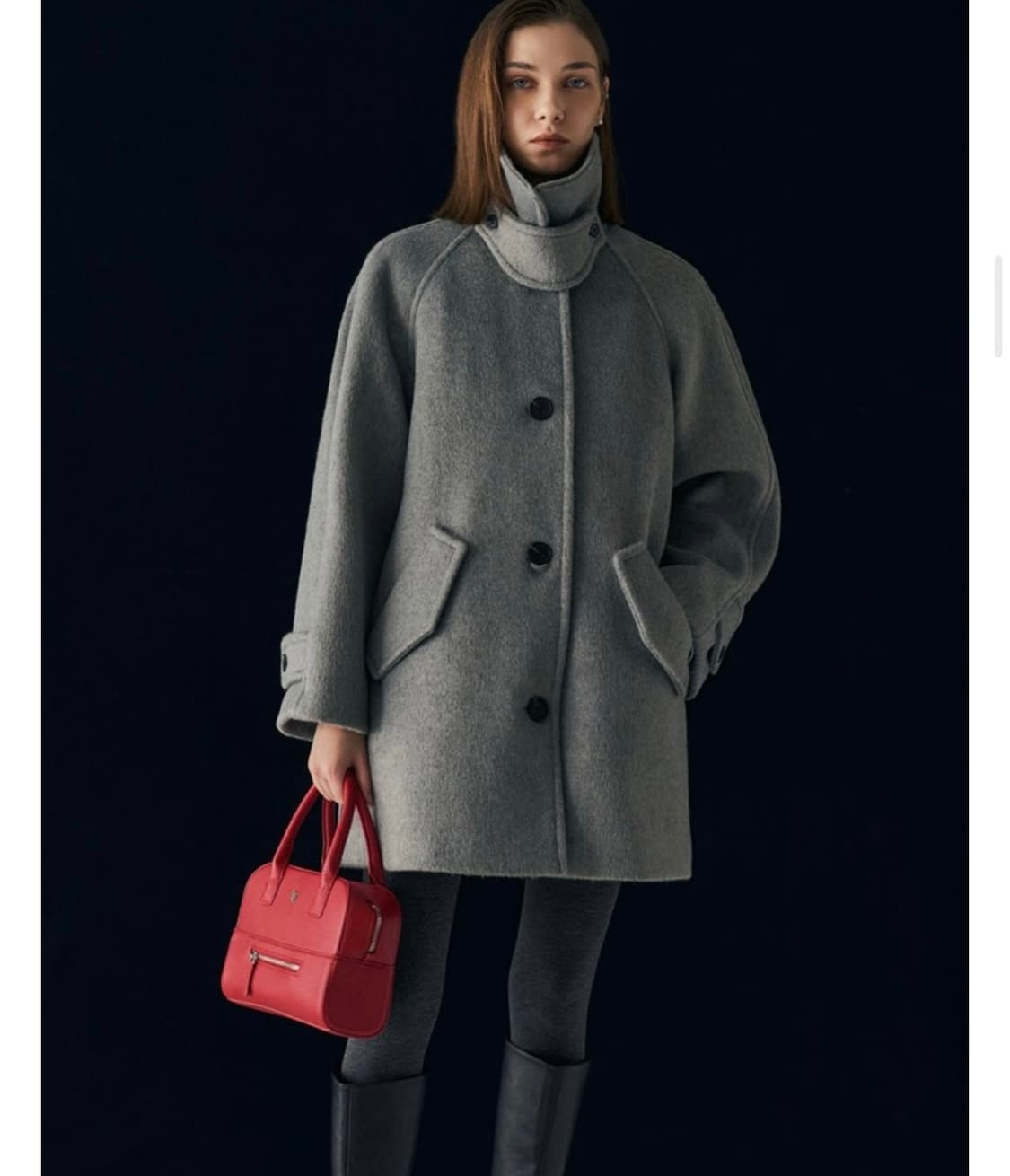 제너럴아이디어 울블렌드 발마칸코트 여성 M사이즈66-77 상품이미지1