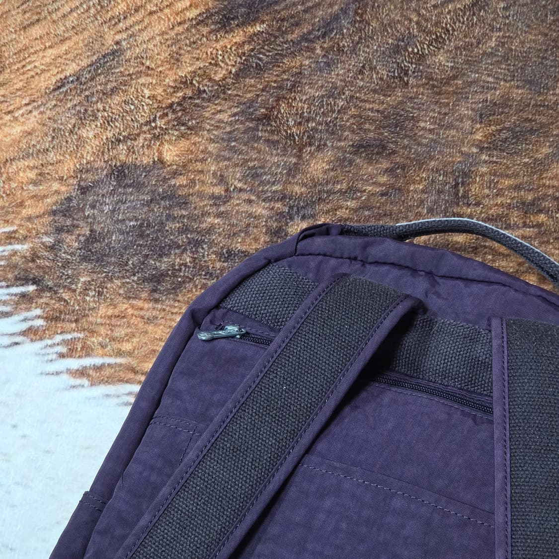 키플링 딥퍼플 패치워크패턴 백팩 상품이미지4