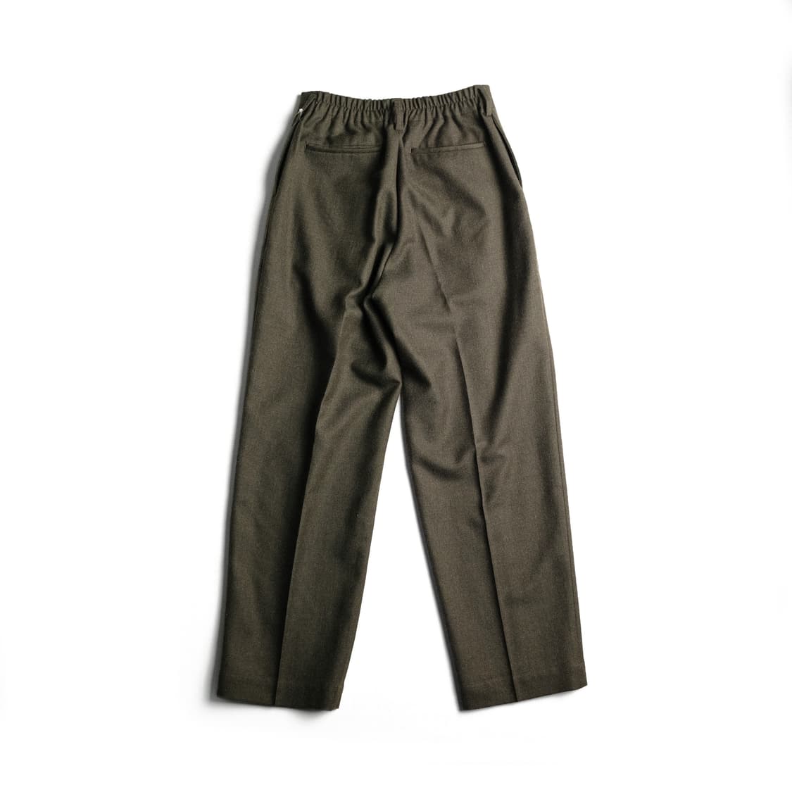 마카 울 서지 스티치리스 트라우저 팬츠 2(30)사이즈 올리브 상품이미지8