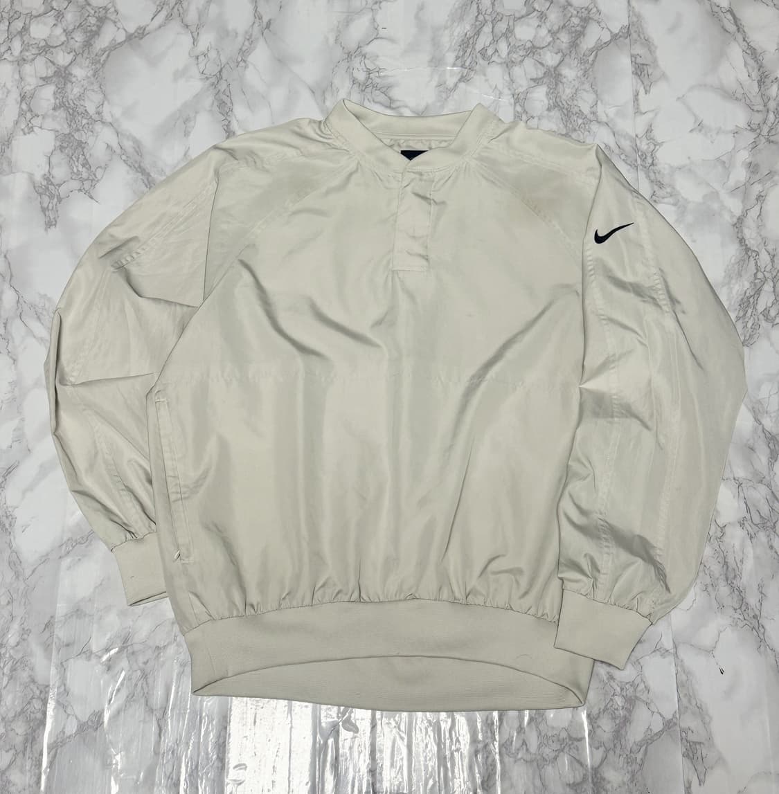 나이키x골프 베이지 바람막이 웜업 맨투맨 상품이미지1