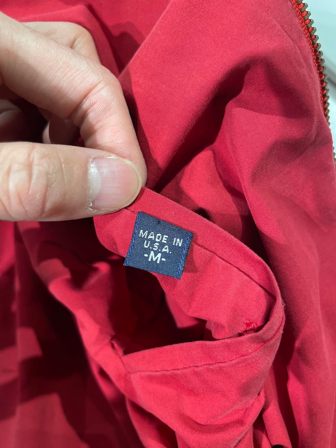 버버리 레드 월계수 로고 코튼 집업 자켓 상품이미지8