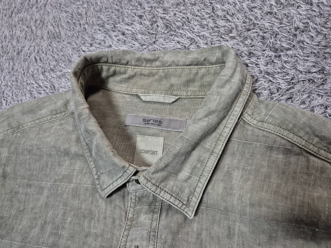 코오롱 series 남성 린넨 셔츠 100 상품이미지2
