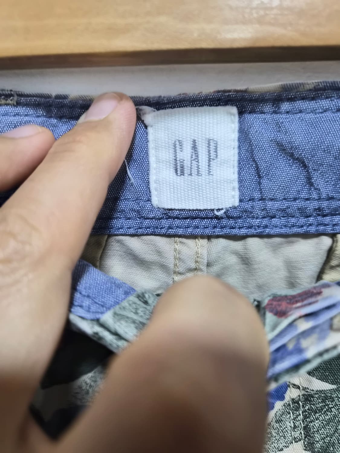 36) GAP 갭 플라워 코튼 반바지 팝니다 상품이미지3