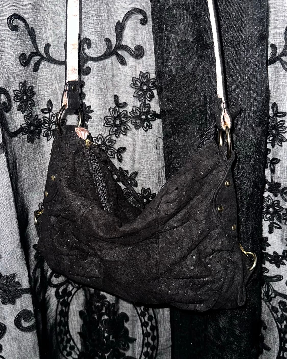 Lovely black cross bag 상품이미지5