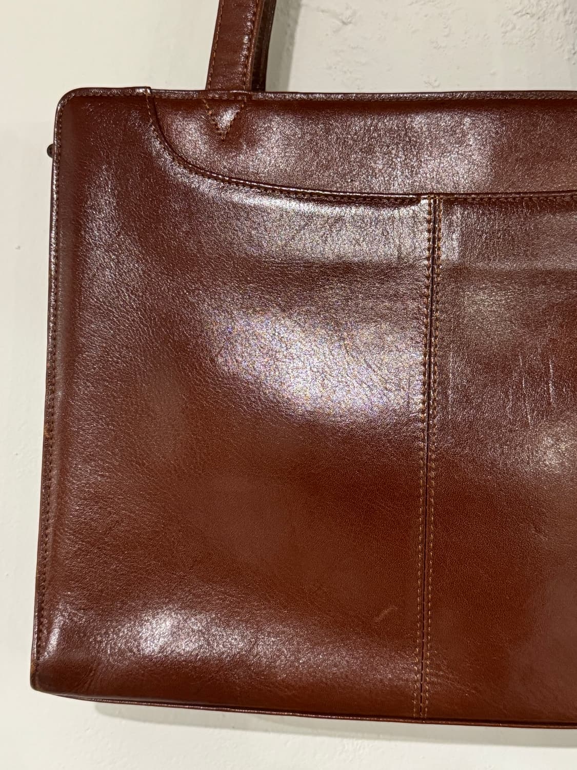 사각 가죽 숄더백 상품이미지4