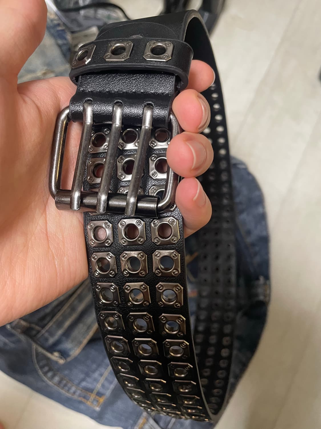 리벳 벨트 상품이미지1