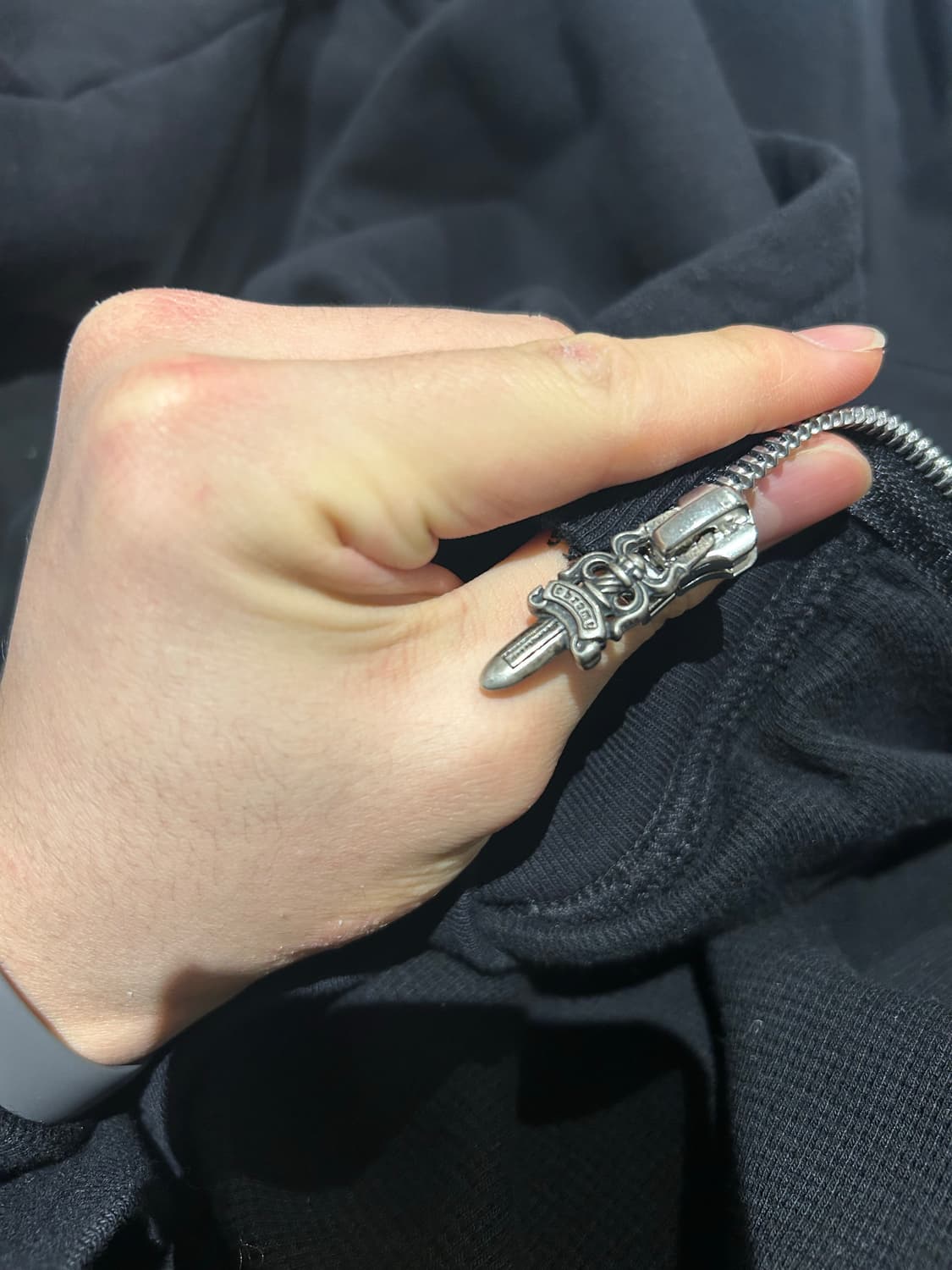 크롬하츠 후드집업 스크롤라벨s 판매혹은 교환 상품이미지6