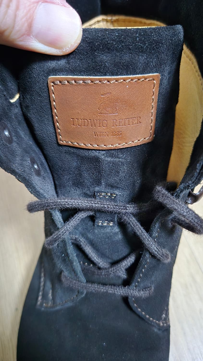 루드비히라이터 다크브라운 스웨이드 uk7사이즈(255사이즈) 상품이미지7