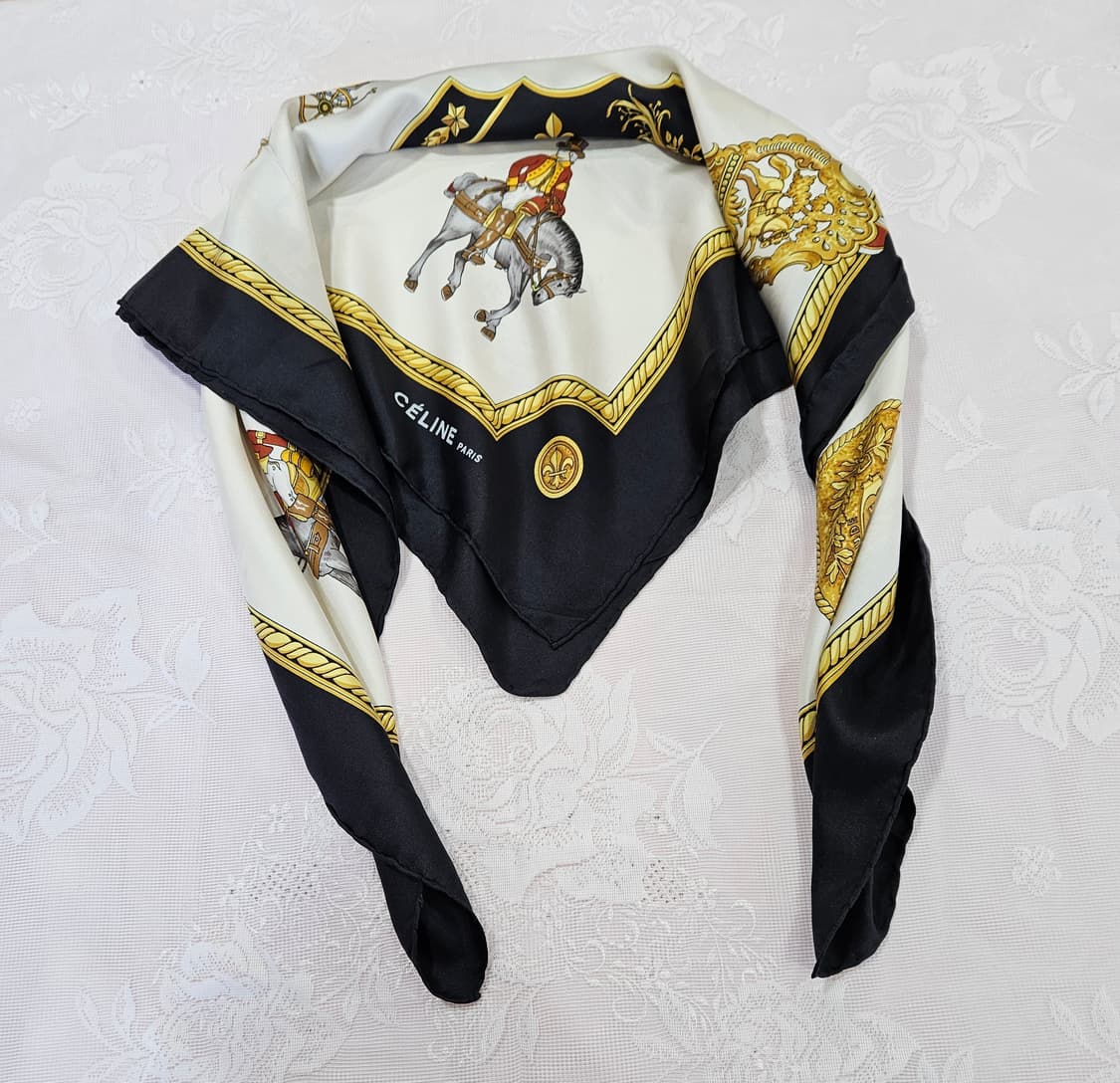 셀린느 빈티지 실크스카프 상품이미지7
