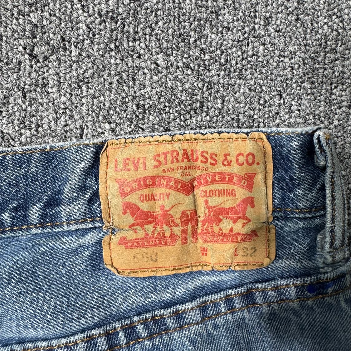 리바이스 550 데님 쇼츠 ( 34/OLD-7605 ) 상품이미지9