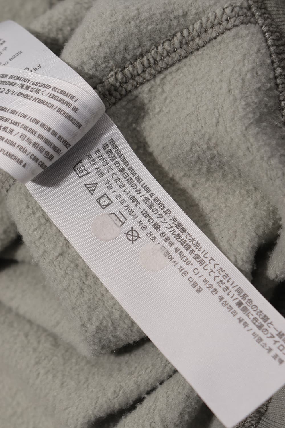 ABERCROMBIE & FITCH 라이트 블루 기모 후드 집업   상품이미지8