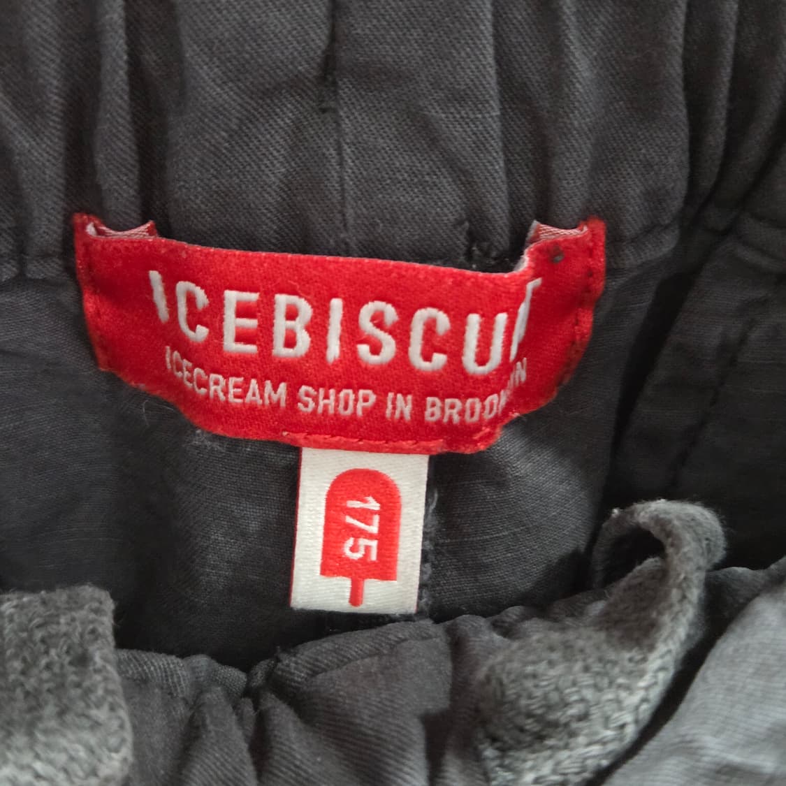 아이스비스킷 키즈 투턱 치노팬츠 딥그레이 175 상품이미지3