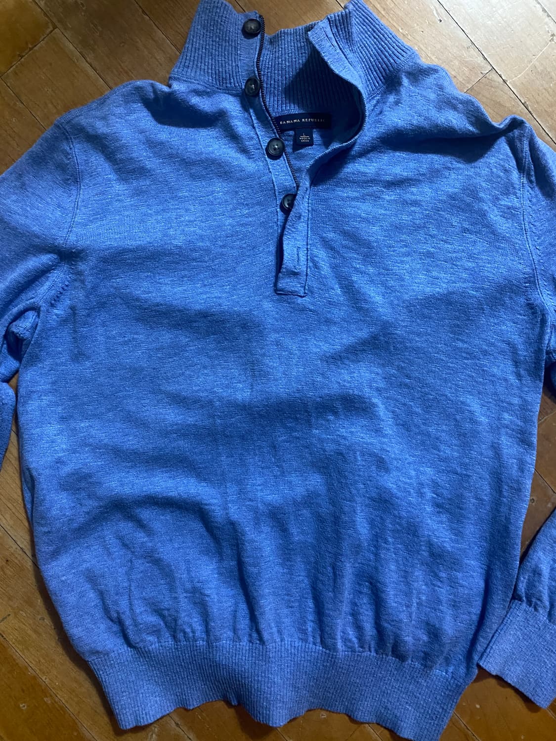 바나나 리퍼블릭 남성 니트 L 블루 상품이미지1