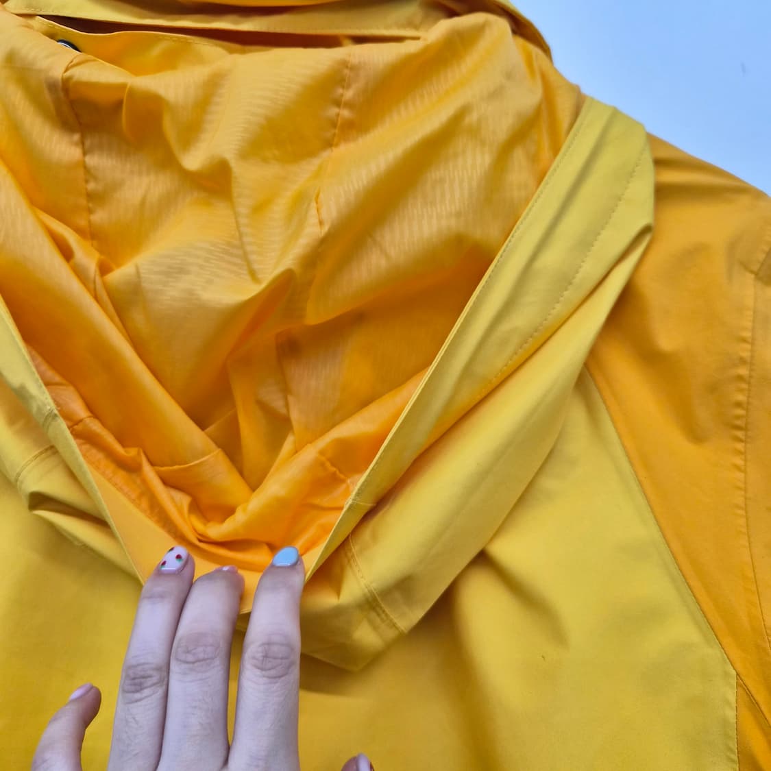 노스페이스 옐로우 바람막이 자켓 남성 M 상품이미지8