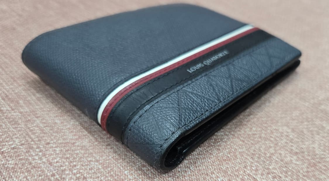 루이까또즈 남성반지갑  그레이 가죽  상품이미지5