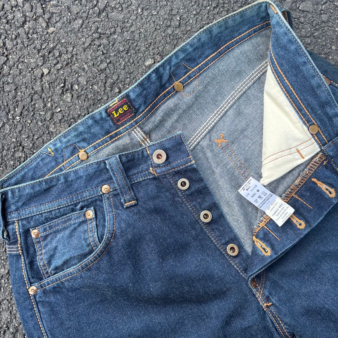 일본 리 1101 유니온메이드 셀비지 데님 팬츠 상품이미지6