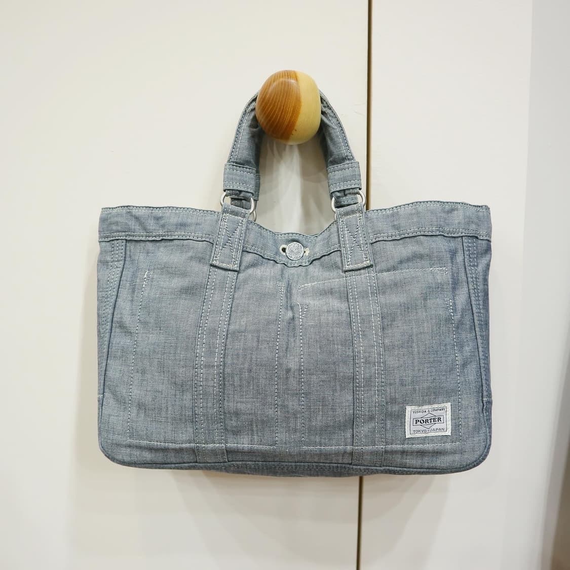요시다포터 70주년 기념 인디고 토트백 상품이미지3