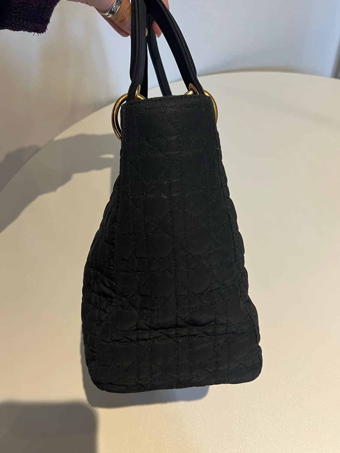 디올 레이디백 까나쥬 미디움 상품이미지7