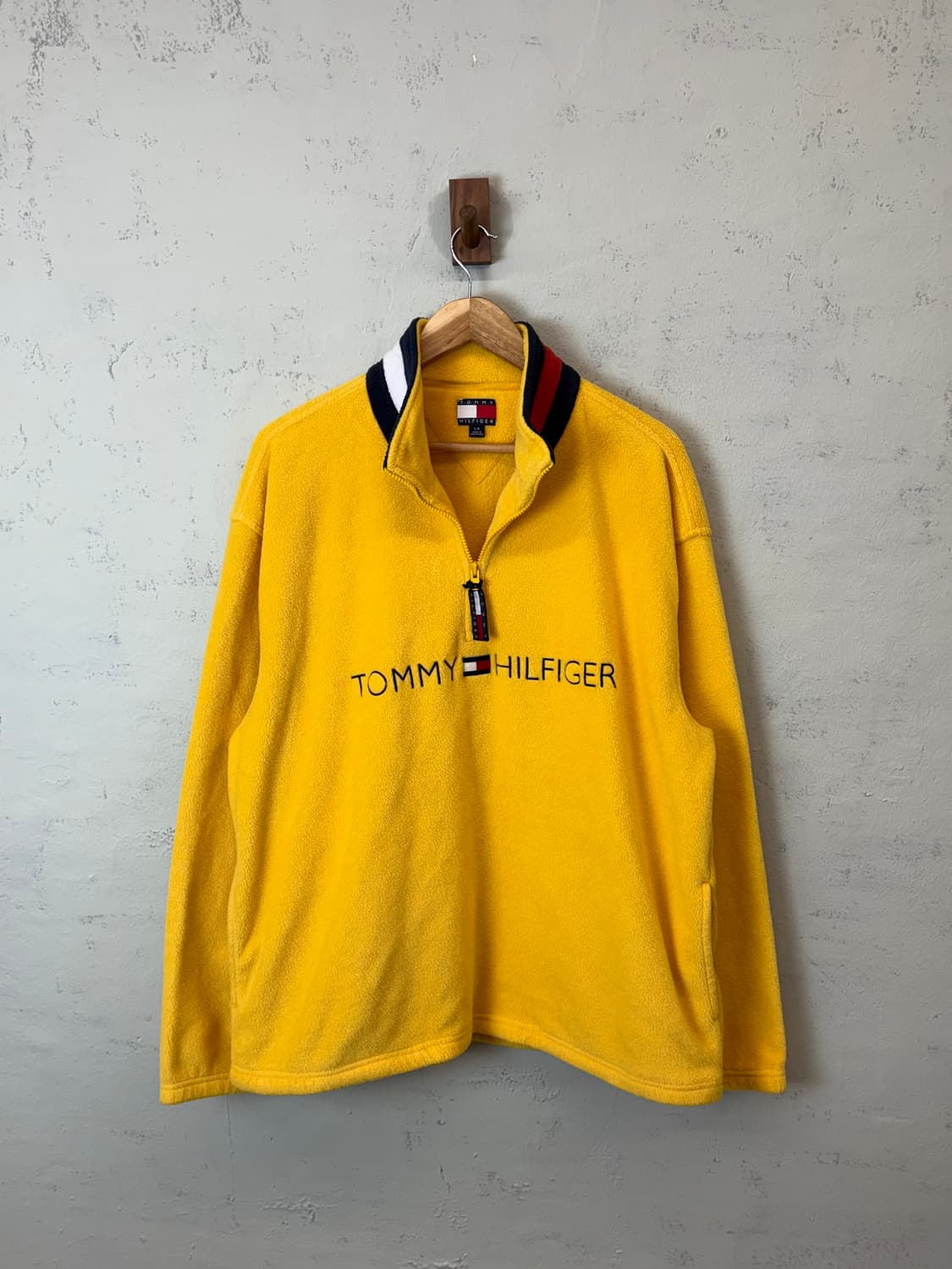 타미힐피거 90s 올드스쿨 하프집업 후리스 상품이미지1