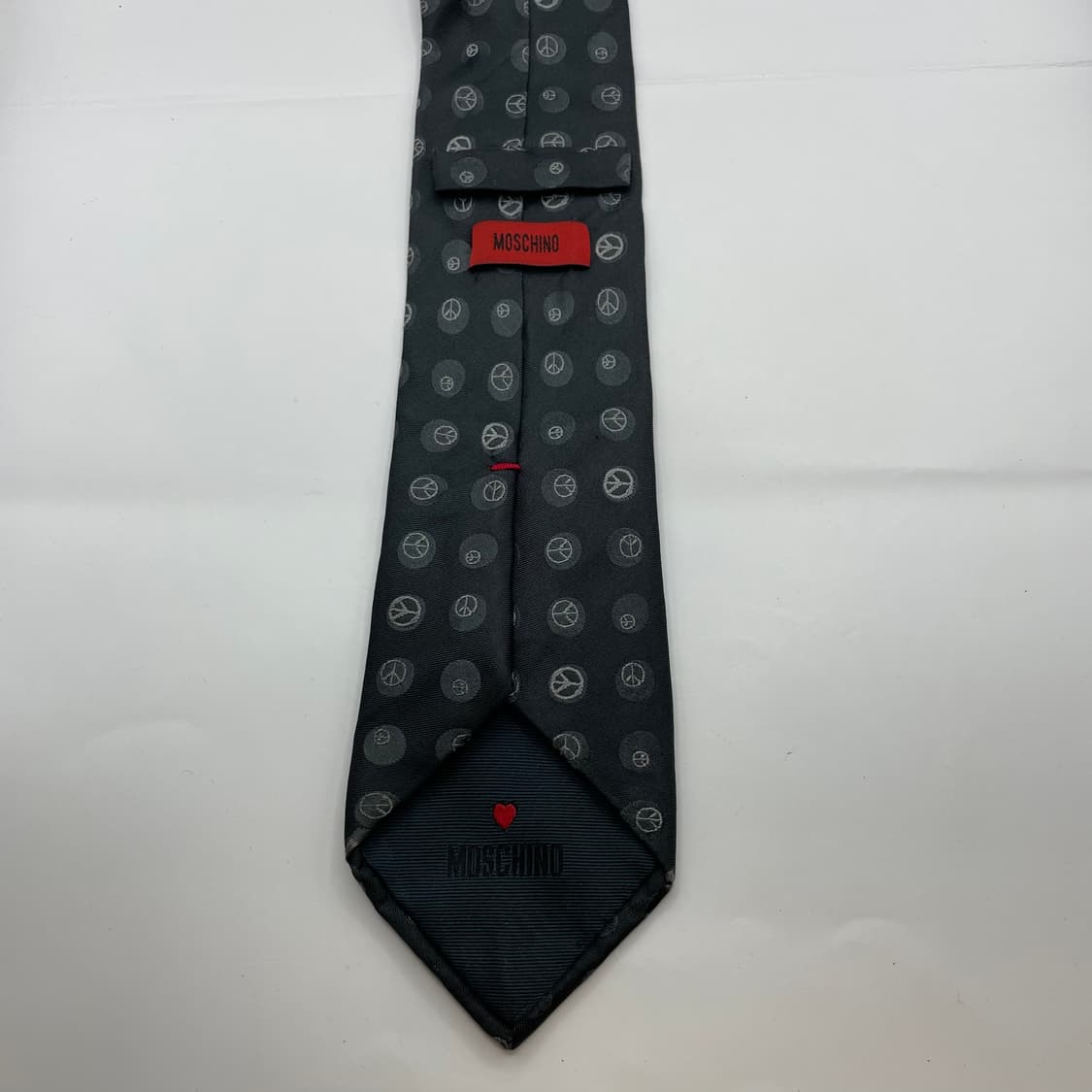 883) (MOSCHINO) 모스키노 패턴 넥타이(대검하자) 상품이미지2