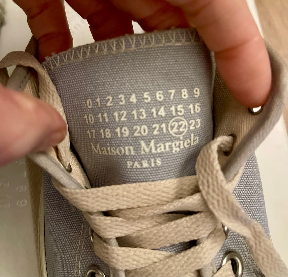 Maison Margiela 타비 로우탑 캔버스스니커즈 /37사이즈 상품이미지5
