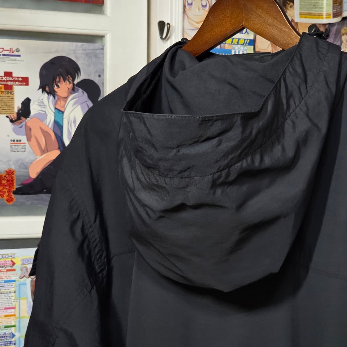 노스페이스 고프코어 블랙 투웨이 바람막이 자켓 상품이미지6