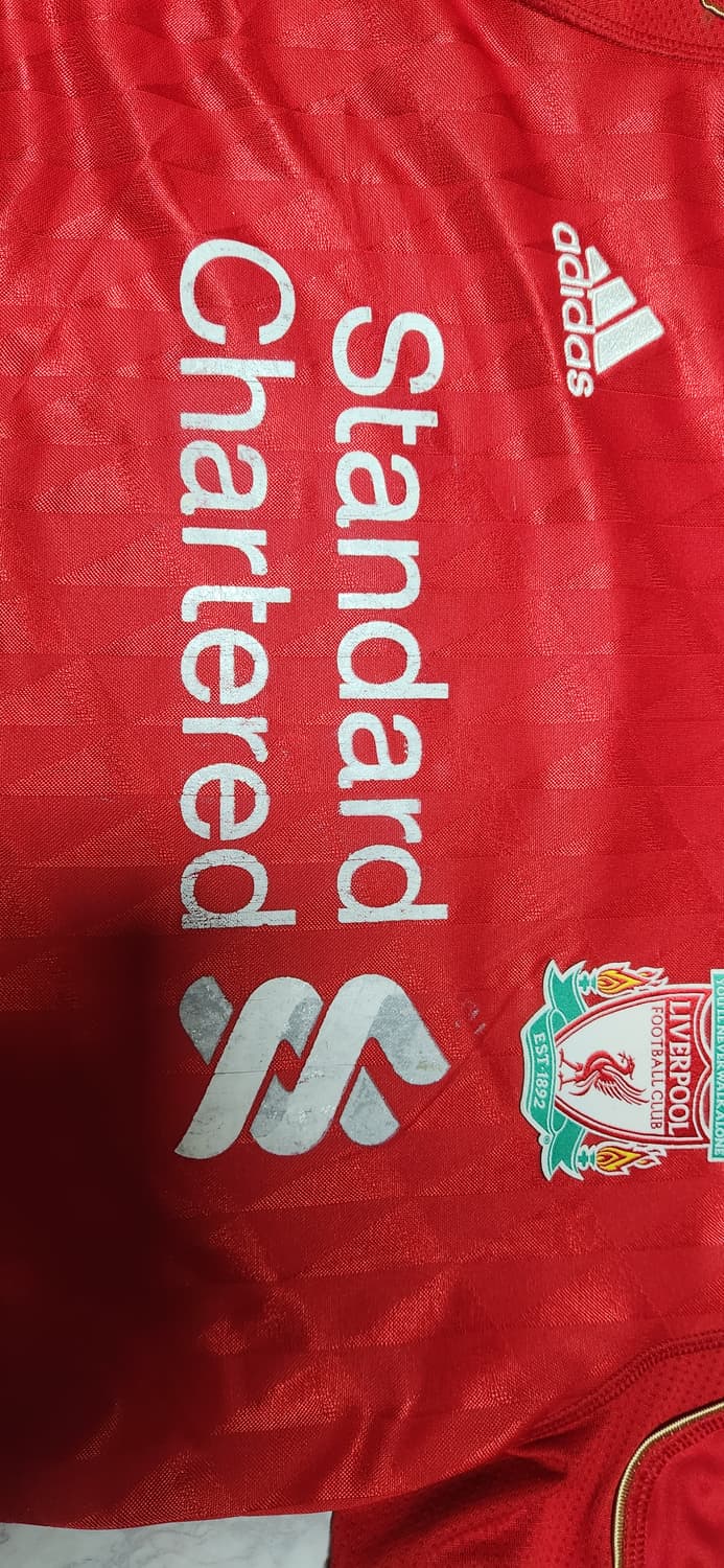 10-12 아디다스 리버풀 홈 유니폼 반팔 NO.8 제라드 상품이미지5