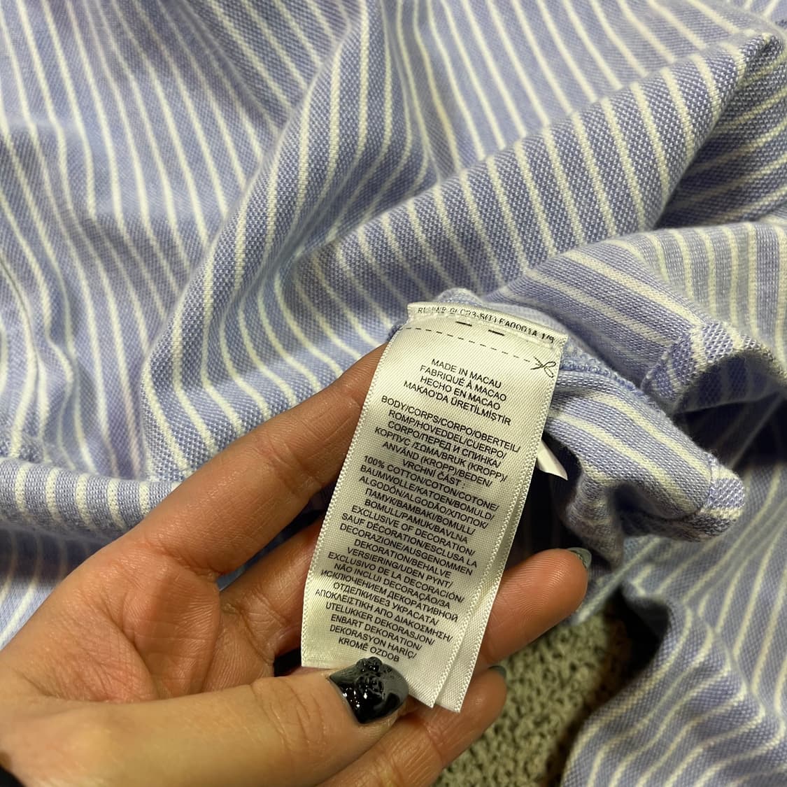 폴로 랄프로렌 스트라이프 셔츠 상품이미지4