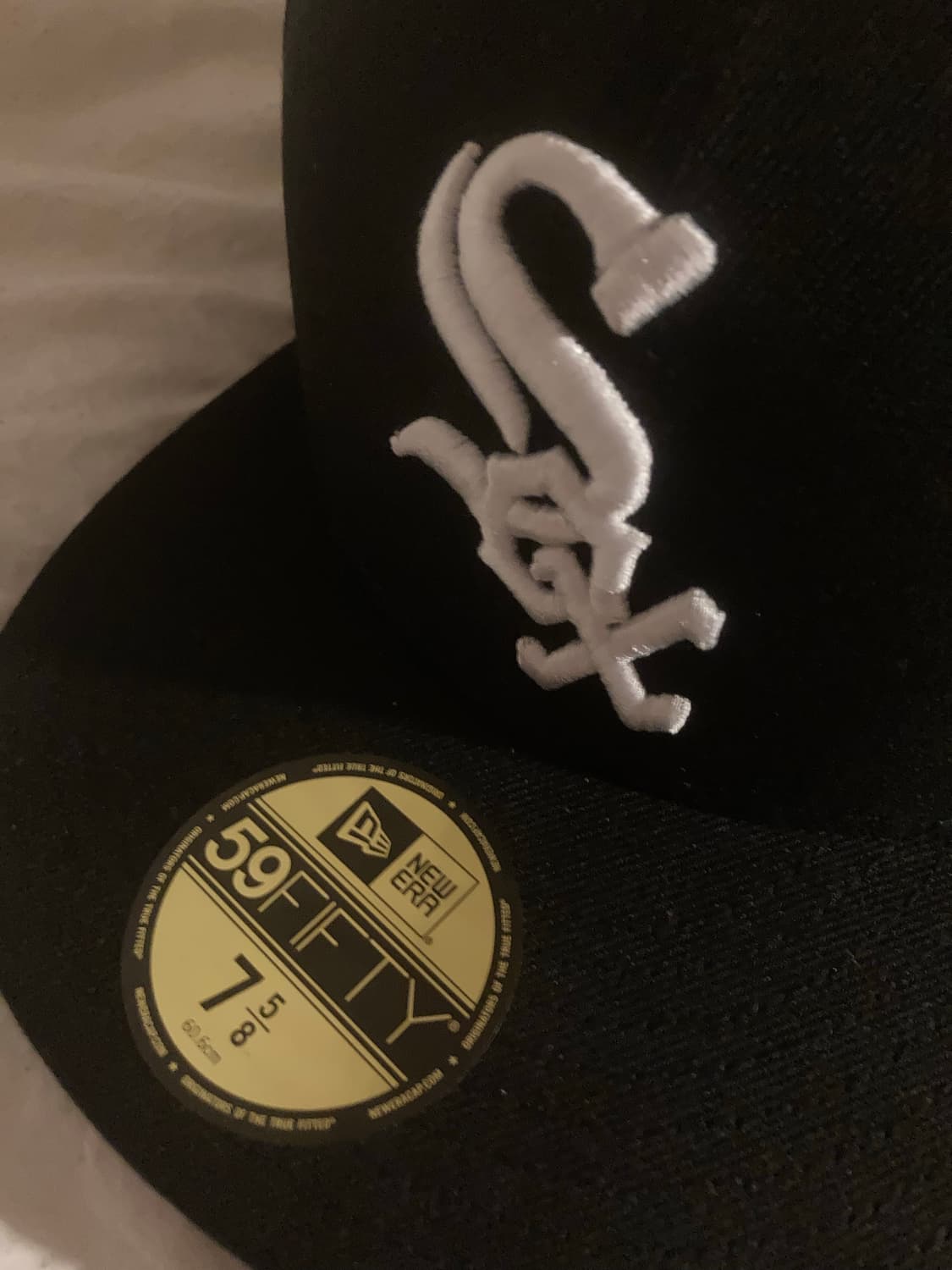 뉴에라 MLB 어센틱 시카고 화이트 삭스 게임 캡 블랙 60.6cm 상품이미지1