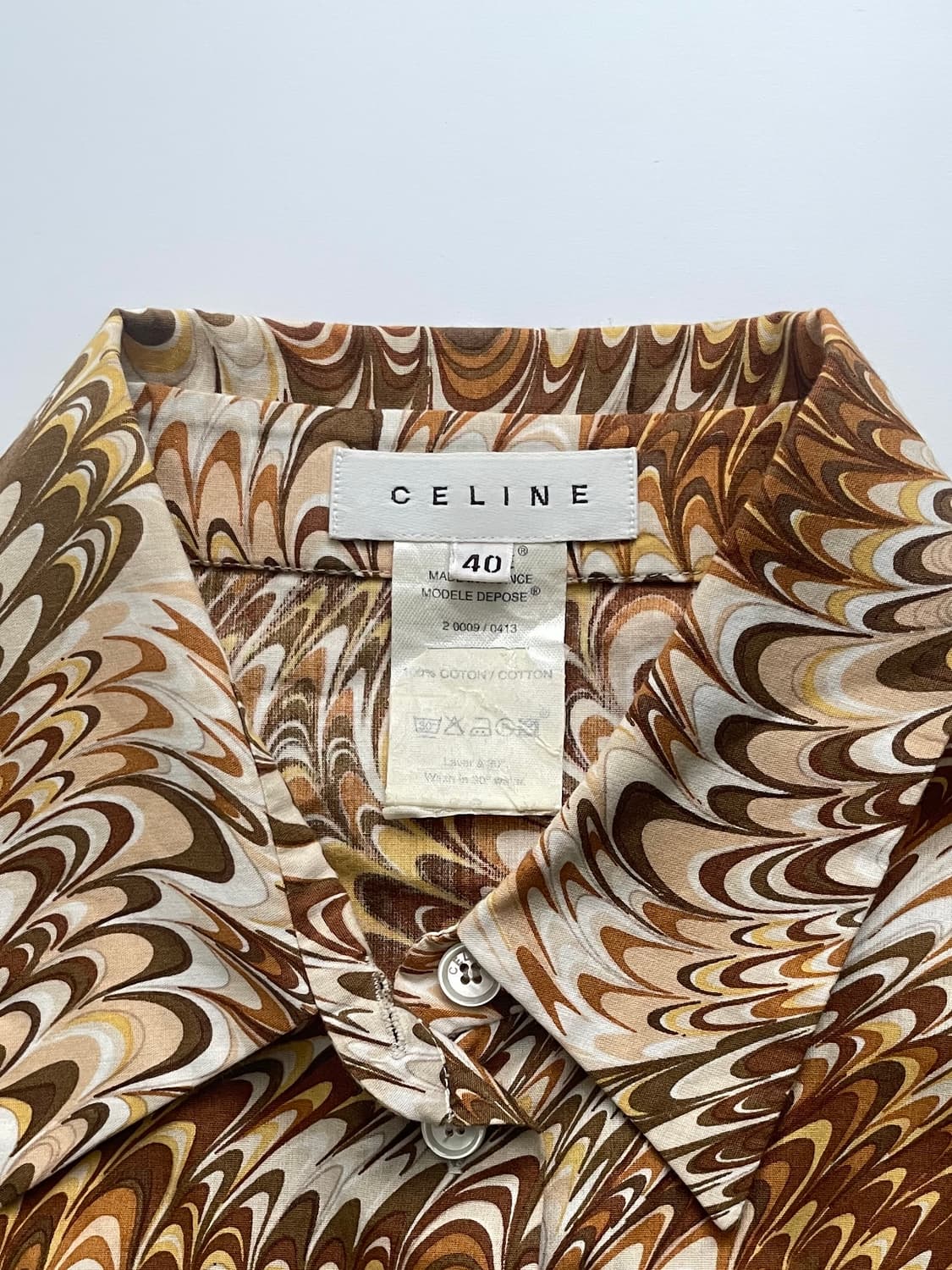 '03 Celine psychedelic pattern shirt 상품이미지3