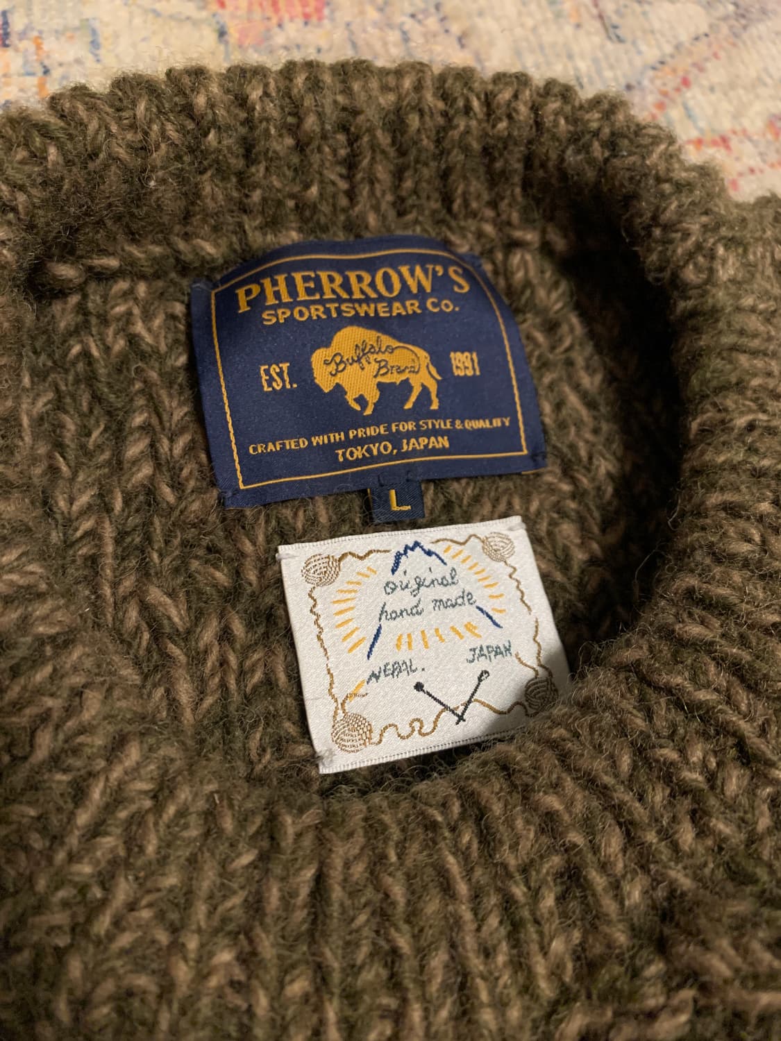 Pherrows 페로우즈 피셔맨 니트 상품이미지2