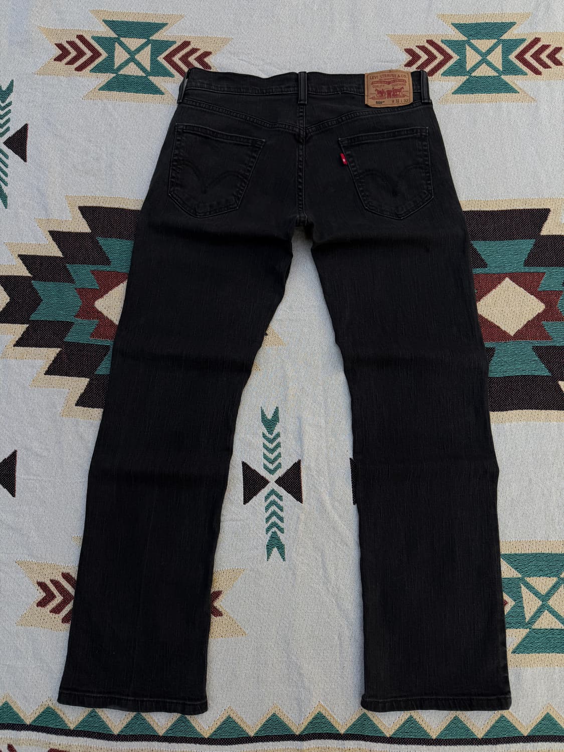 리바이스 559 흑청 31/32 블랭크탭 상품이미지9