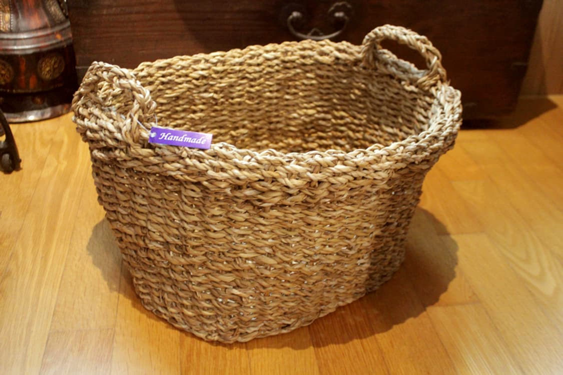 빈티지 내추럴 바구니 인테리어소품 빈티지소품 레트로소품 엔틱소품 수납함 상품이미지2