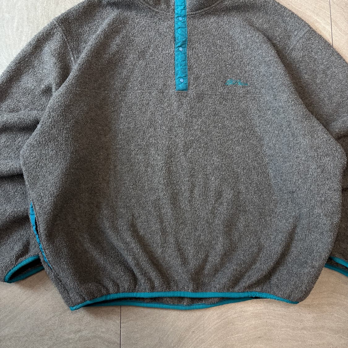 90s L.L.bean 90년대 생산 엘엘빈 그레이 신칠라 스냅티 상품이미지4