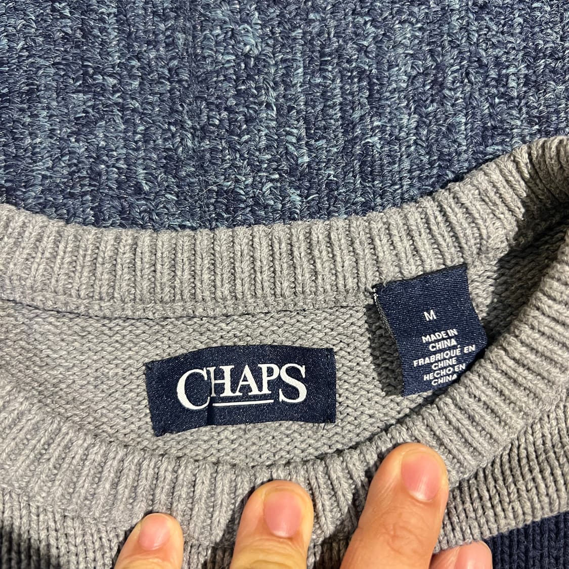 빈티지 00s CHAPS 스트라이프 니트 스웨터 상품이미지5