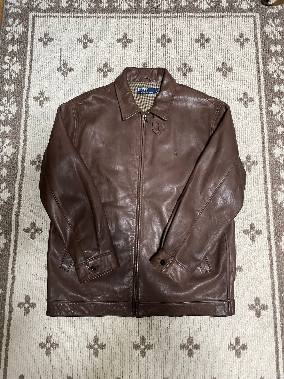 폴로 랄프로렌 00s 양가죽 자켓 상품이미지1