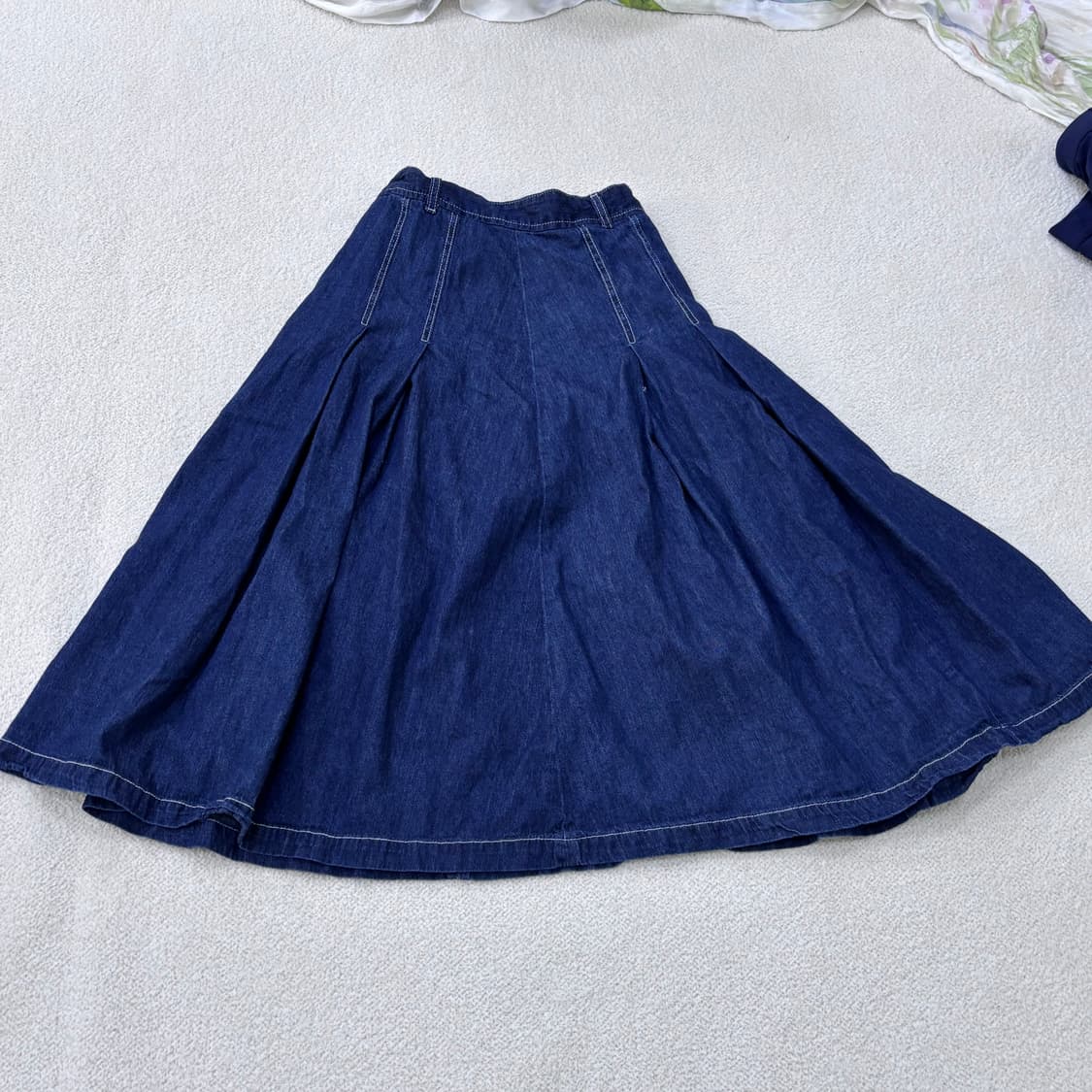 M 에잇세컨즈 플레어 데님 스커트  0306E 상품이미지2