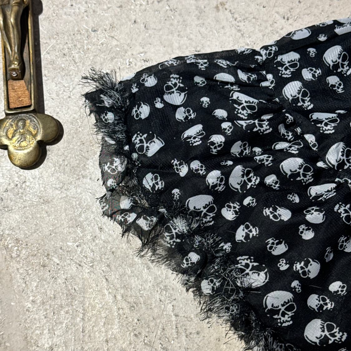 스컬 패턴 튜튜스커트 상품이미지2