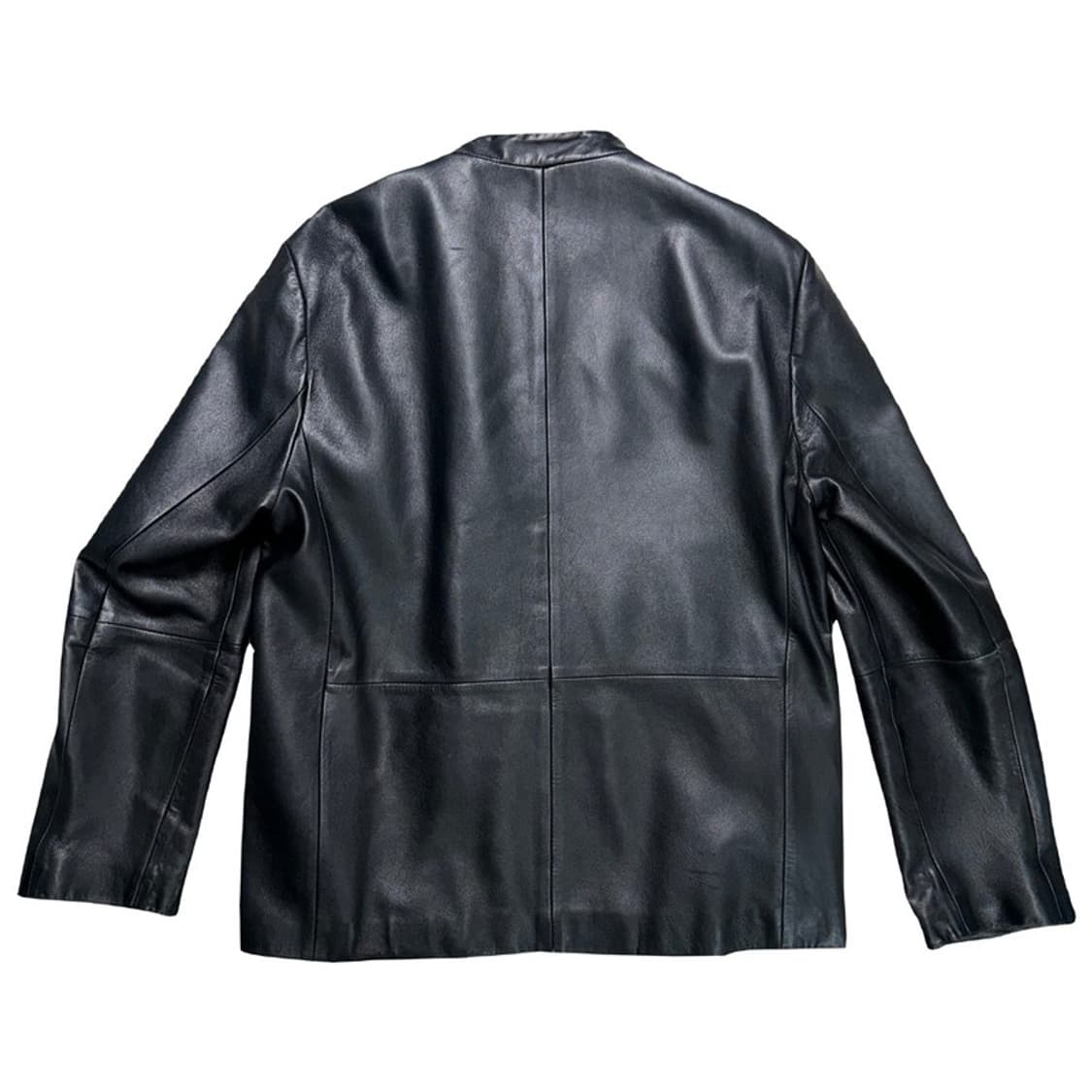 프라이아스 클래식 블랙 레더 자켓 100 상품이미지6