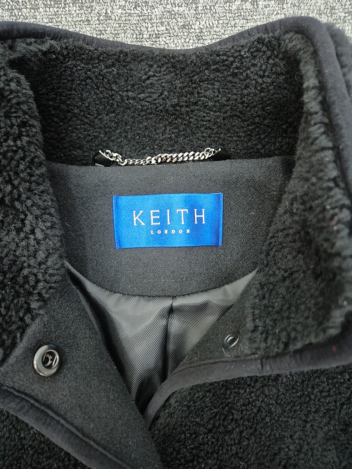 [55]<KEITH>블랙 롱 후리스 상품이미지2