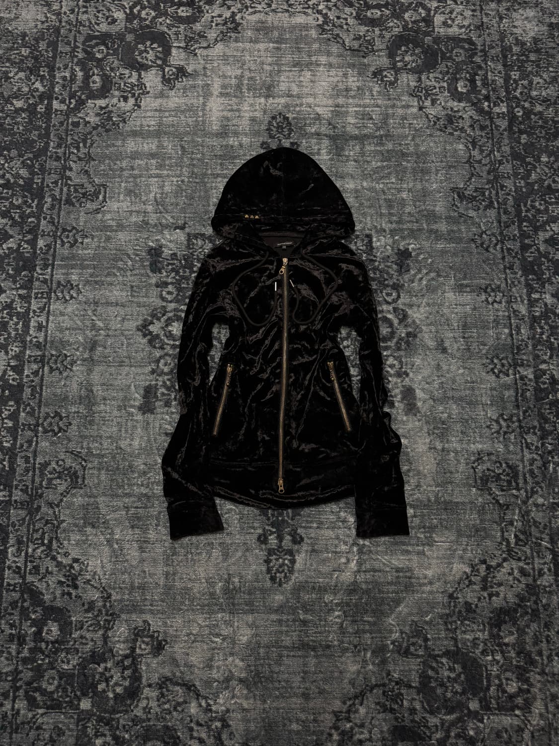 Rattle trap 00s stud gimmick velour hood 상품이미지1